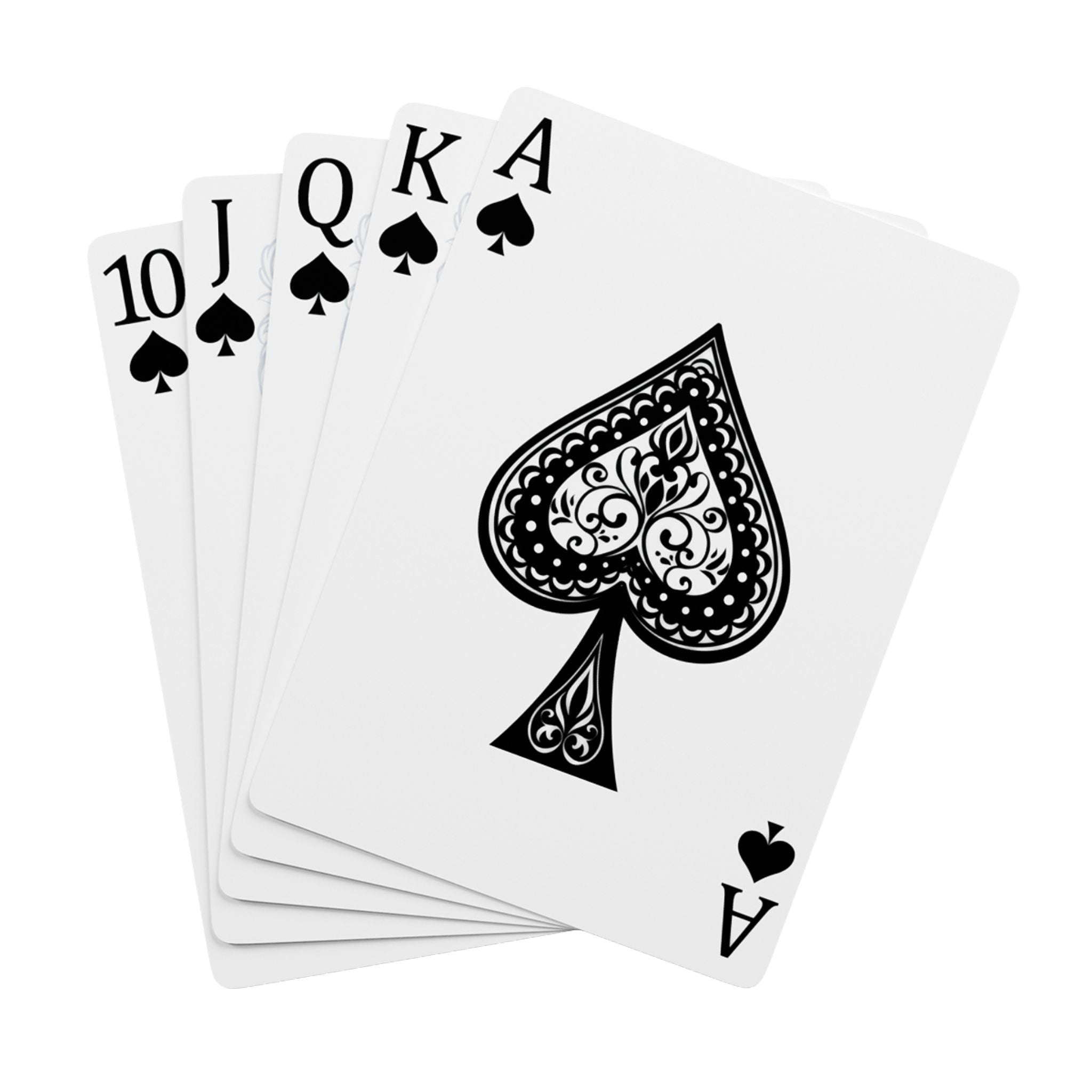 House Rules Poker Playing Cards – Vintage Ace Spade Deck for Game Night