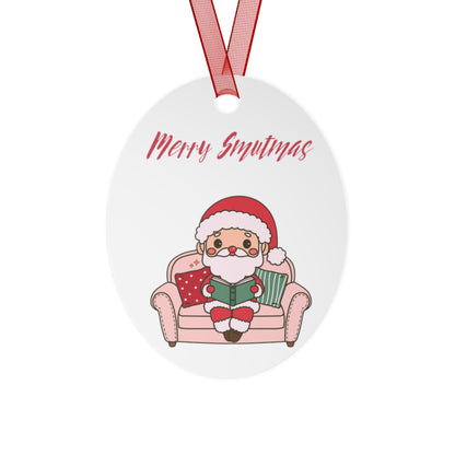 Christmas Santa Metal Ornaments - Merry Smutmas