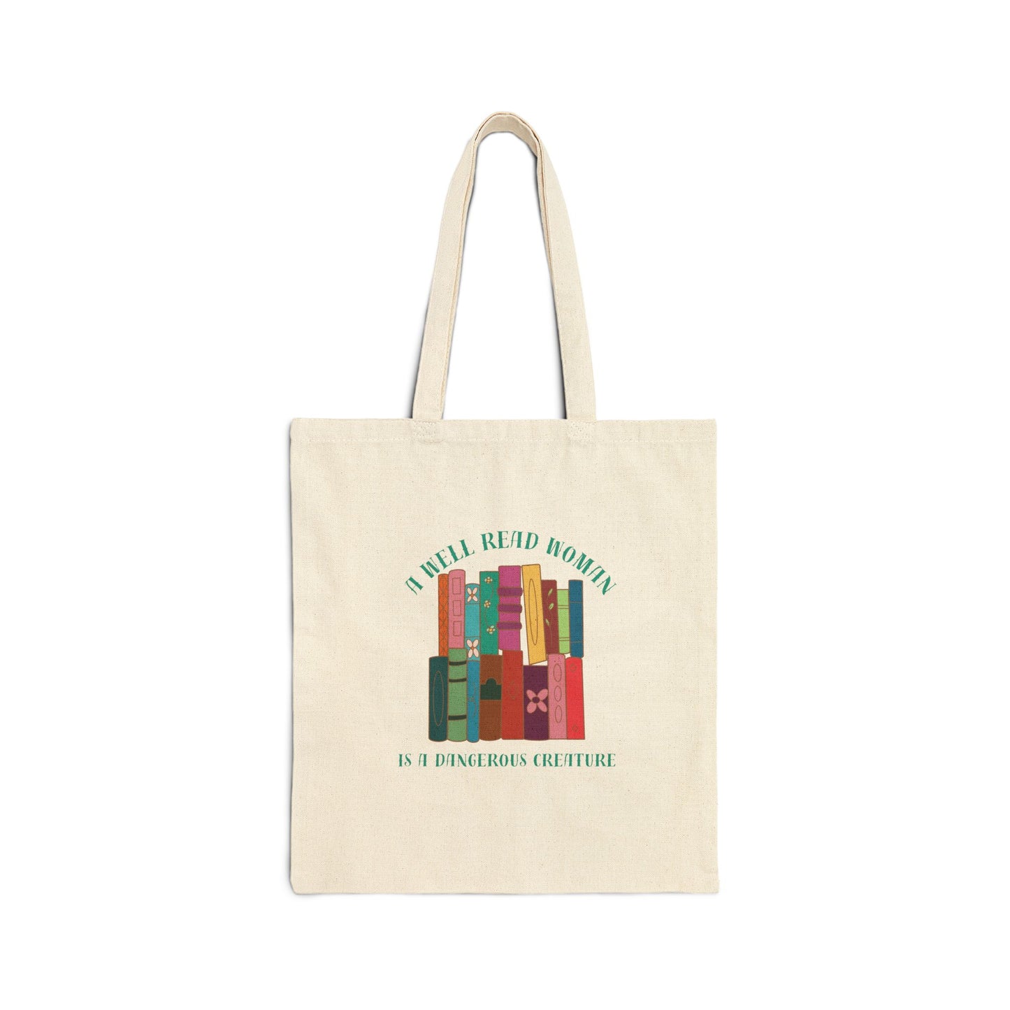 A Well Read Woman Canvas Tote