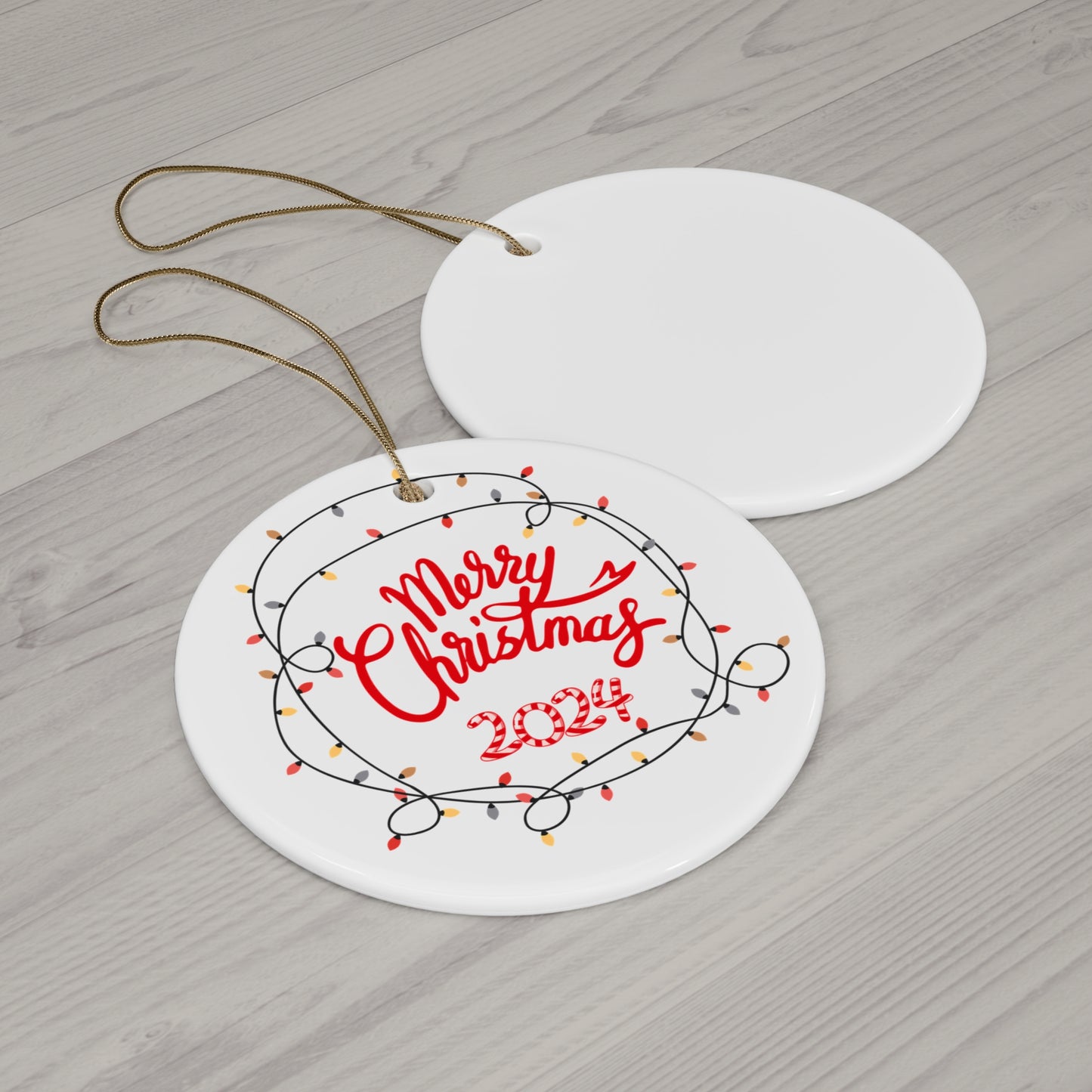 Christmas 2024 Ceramic Ornament