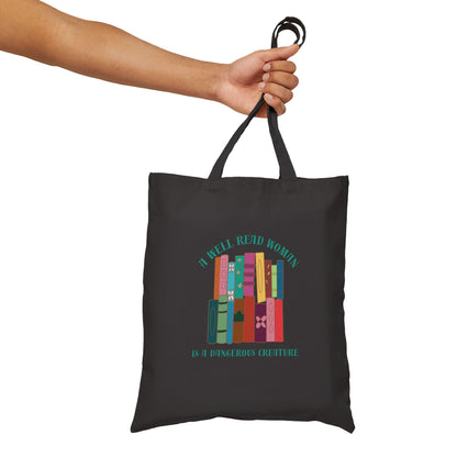 A Well Read Woman Canvas Tote