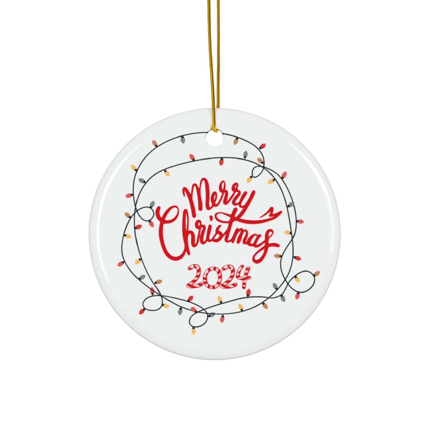 Christmas 2024 Ceramic Ornament