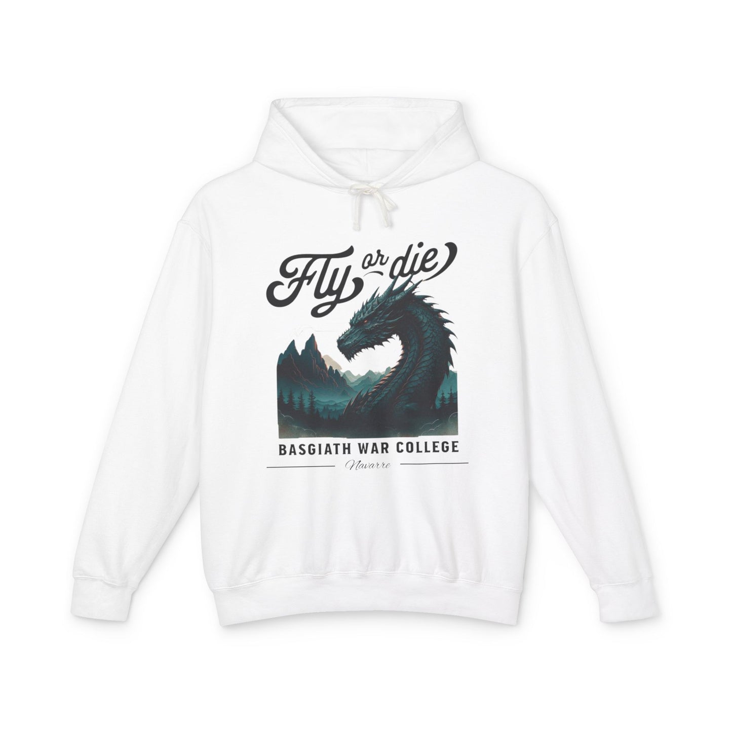 Fourth Wing Hoodie: 'Fly or die' Lightweight Hooded Sweatshirt