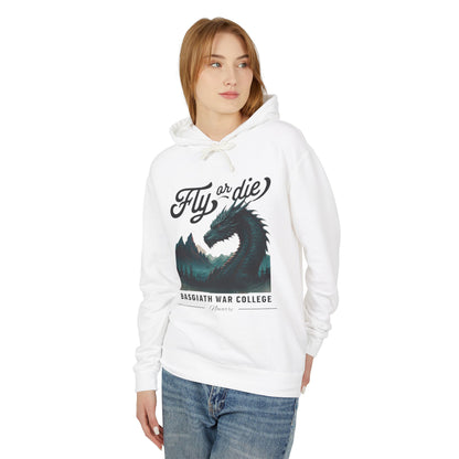 Fourth Wing Hoodie: 'Fly or die' Lightweight Hooded Sweatshirt