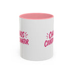 Chaos Coordinator Pink Accent Mug (11oz & 15oz)